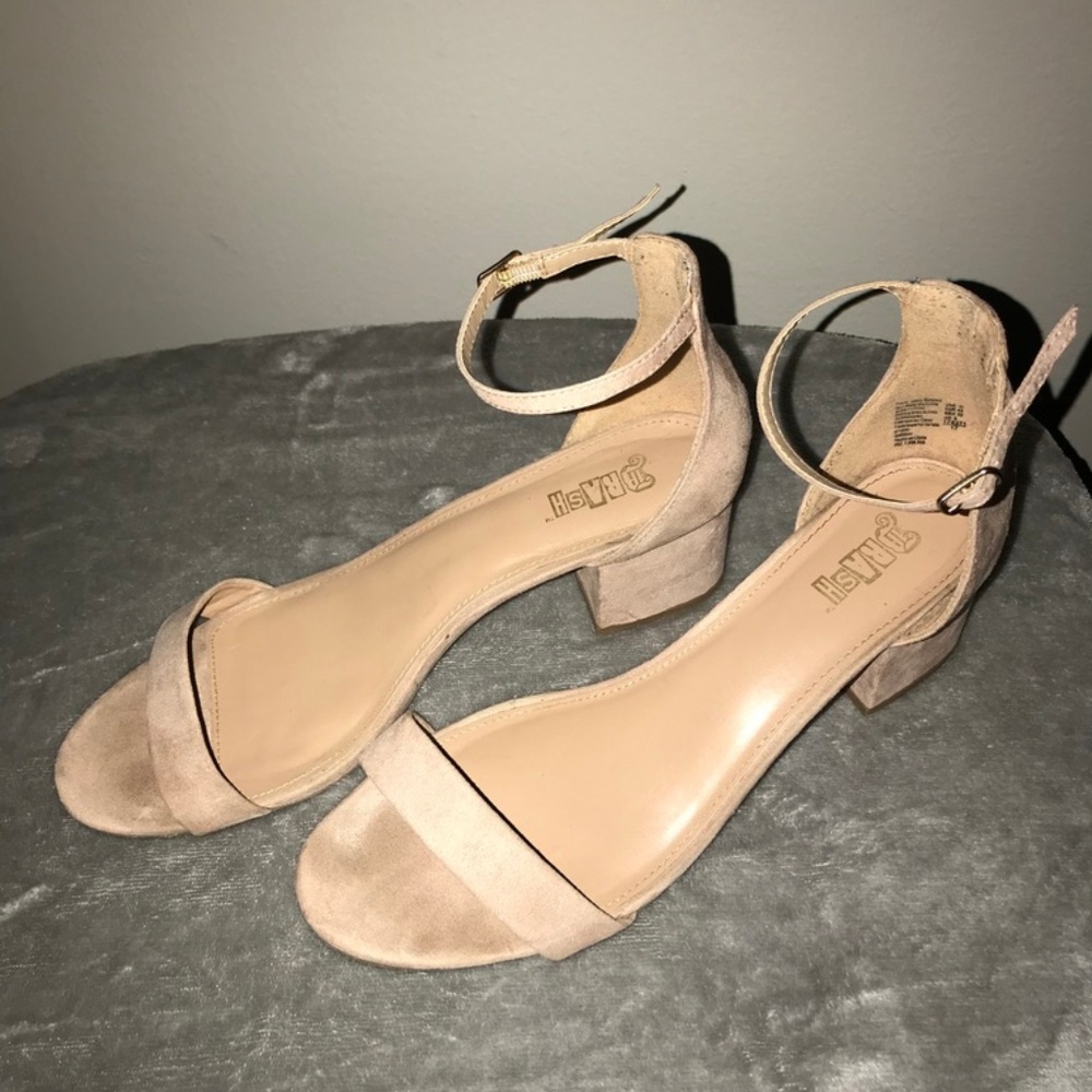 Pink Velvet Heel